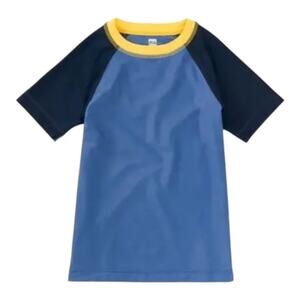 Tea Collection Blue Yarrow Rash Guard Swim Shirt UPF 50. Size 3 NWT